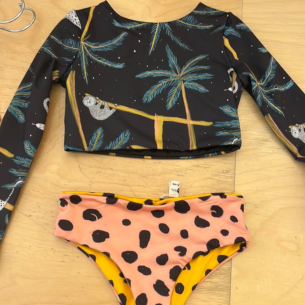 Childrens Pepita& Me reversible bottom two piece swim